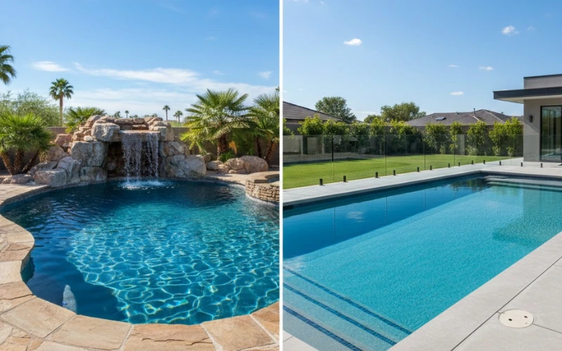 Gunite vs Fiberglass Pools