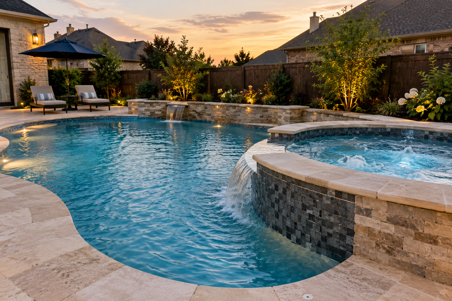 Pool and Spa Combo